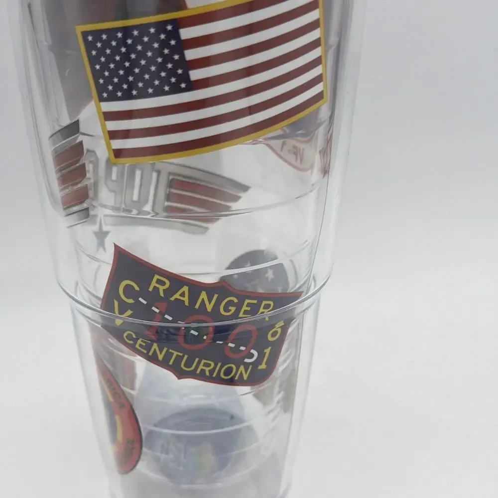 New Tervis 24oz Tumbler Top Gun Maverick Tom Cat Navy Fighter Pilot Wingman USA
